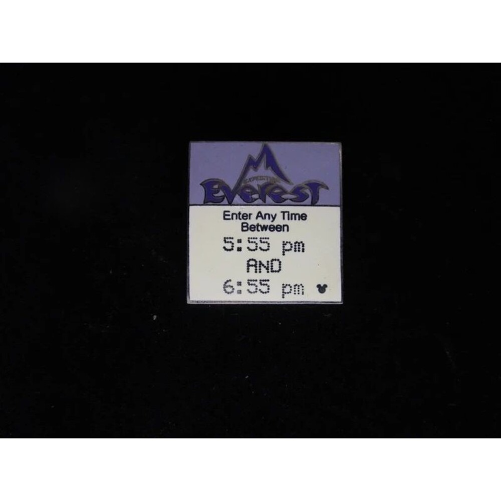 Disney Expedition Everest FastPass Hidden Mickey Trading Pin 2007